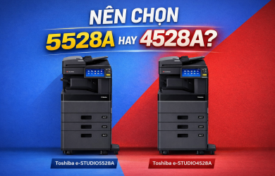 So sánh Toshiba e-STUDIO4528A và e-STUDIO5528A – Nên chọn model nào cho cơ quan và doanh nghiệp